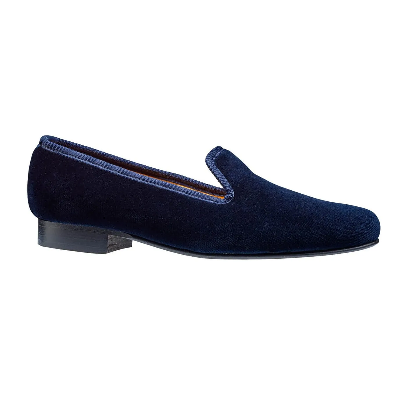 Plain Albert Navy Velvet (Womens)