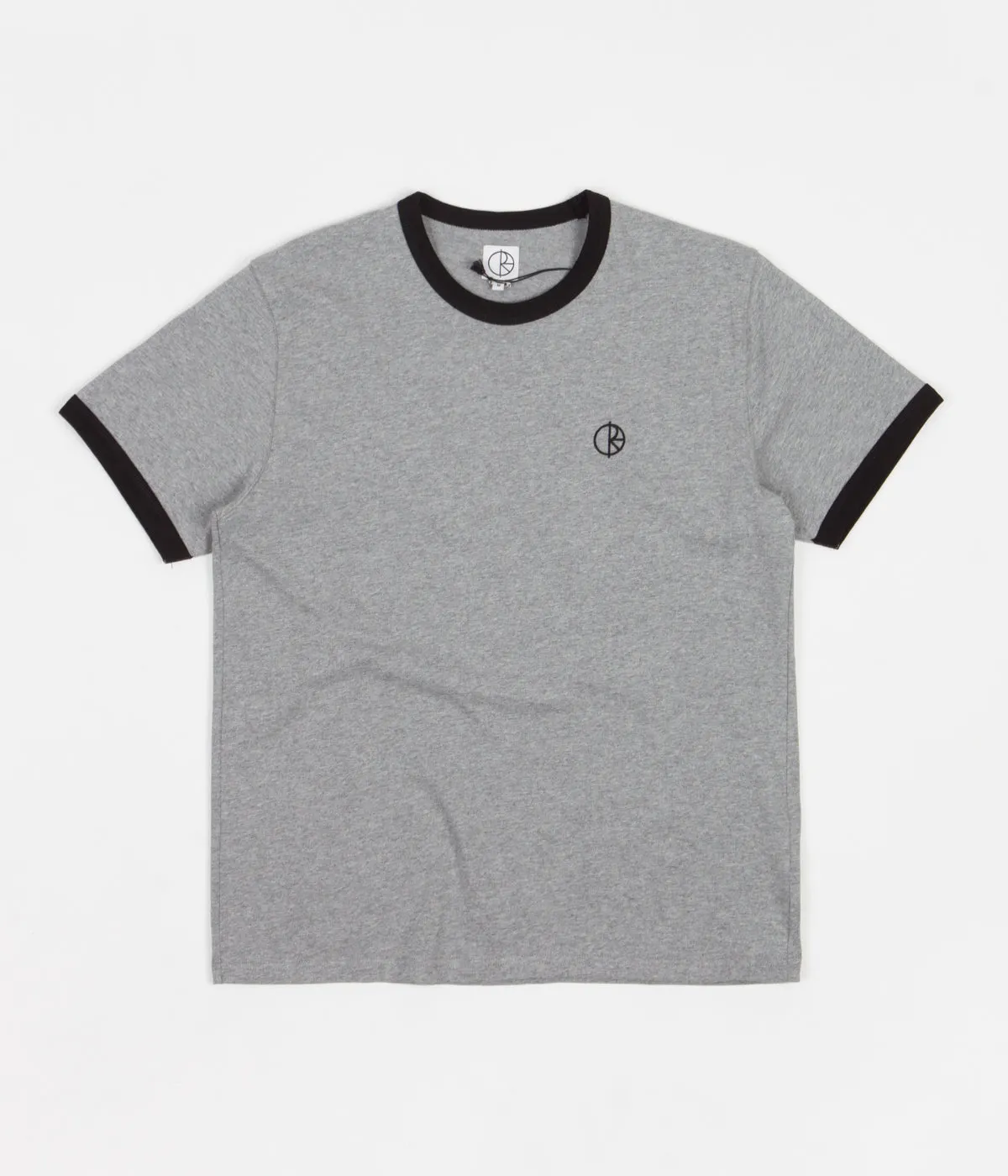 Polar Rios Ringer T-Shirt - Heather Grey / Black