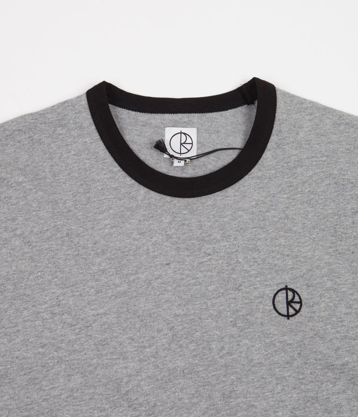 Polar Rios Ringer T-Shirt - Heather Grey / Black