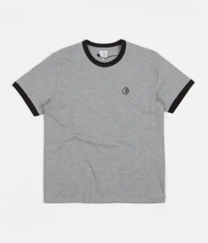 Polar Rios Ringer T-Shirt - Heather Grey / Black