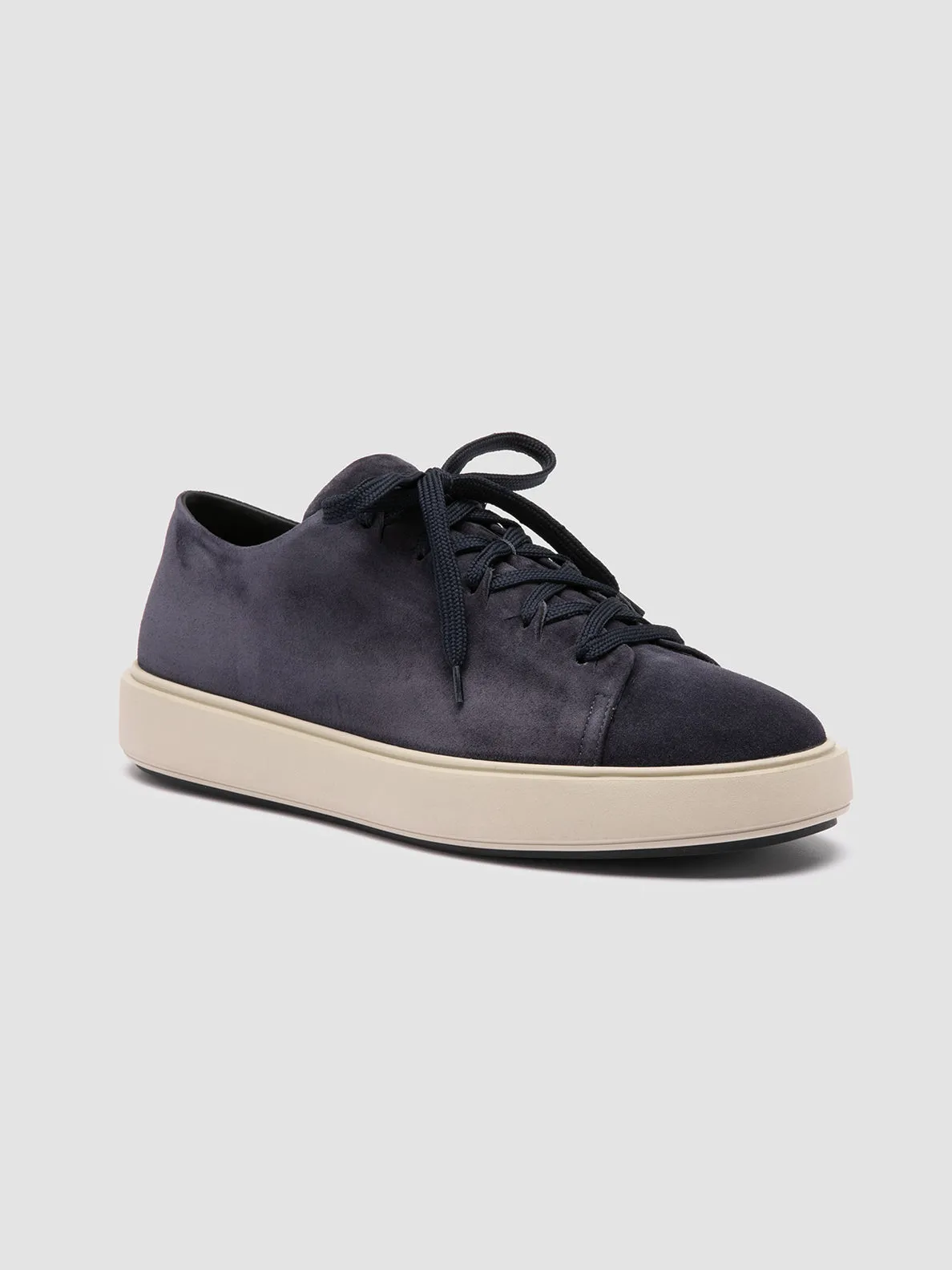 REMASTER 001 - Blue Suede Low Top Sneakers