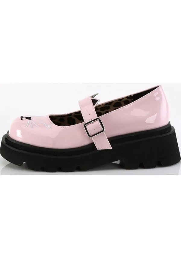 RENEGADE-56 [Baby Pink Patent] | FLATS [PREORDER]