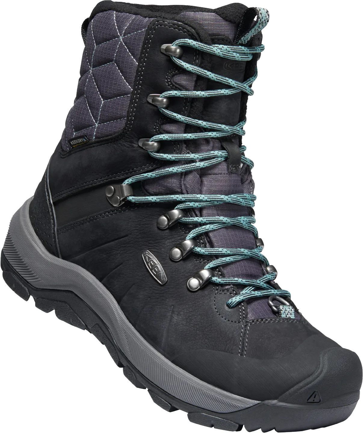 Revel High Polar Women's Waterproof Boot - Black/North Atlantic Blue