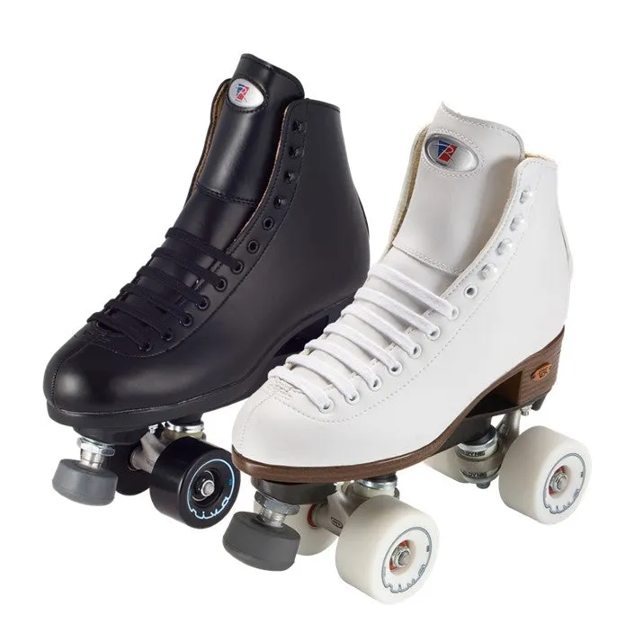 Riedell 111 Angel Black Roller Skates