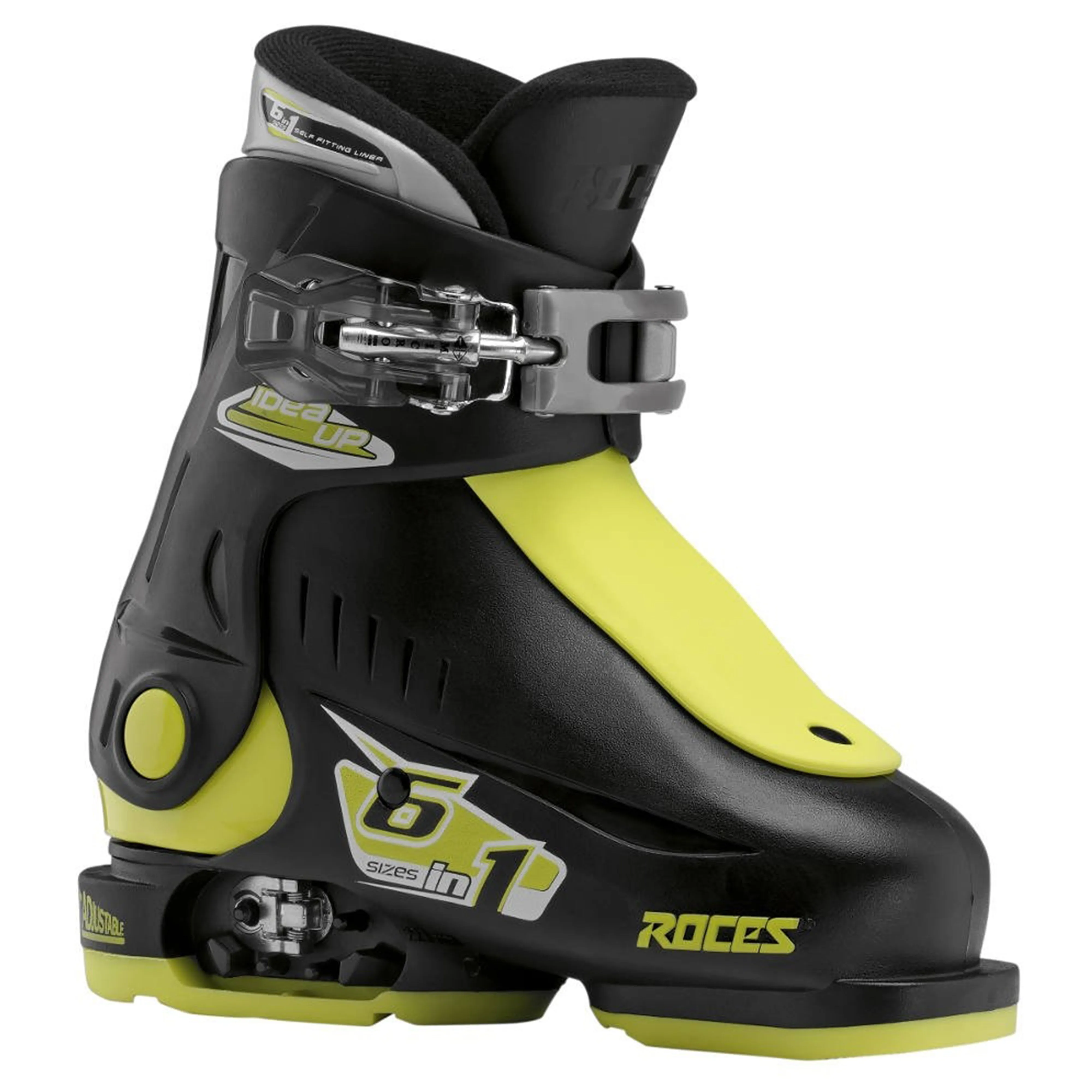 Roces IDEA Up Adjustable Youth Ski Boots | Size 16.0-18.5