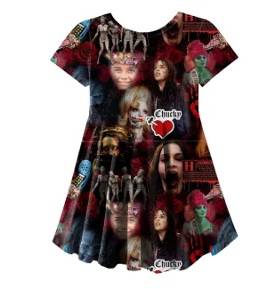 Scary Movie Gals Skater Dress