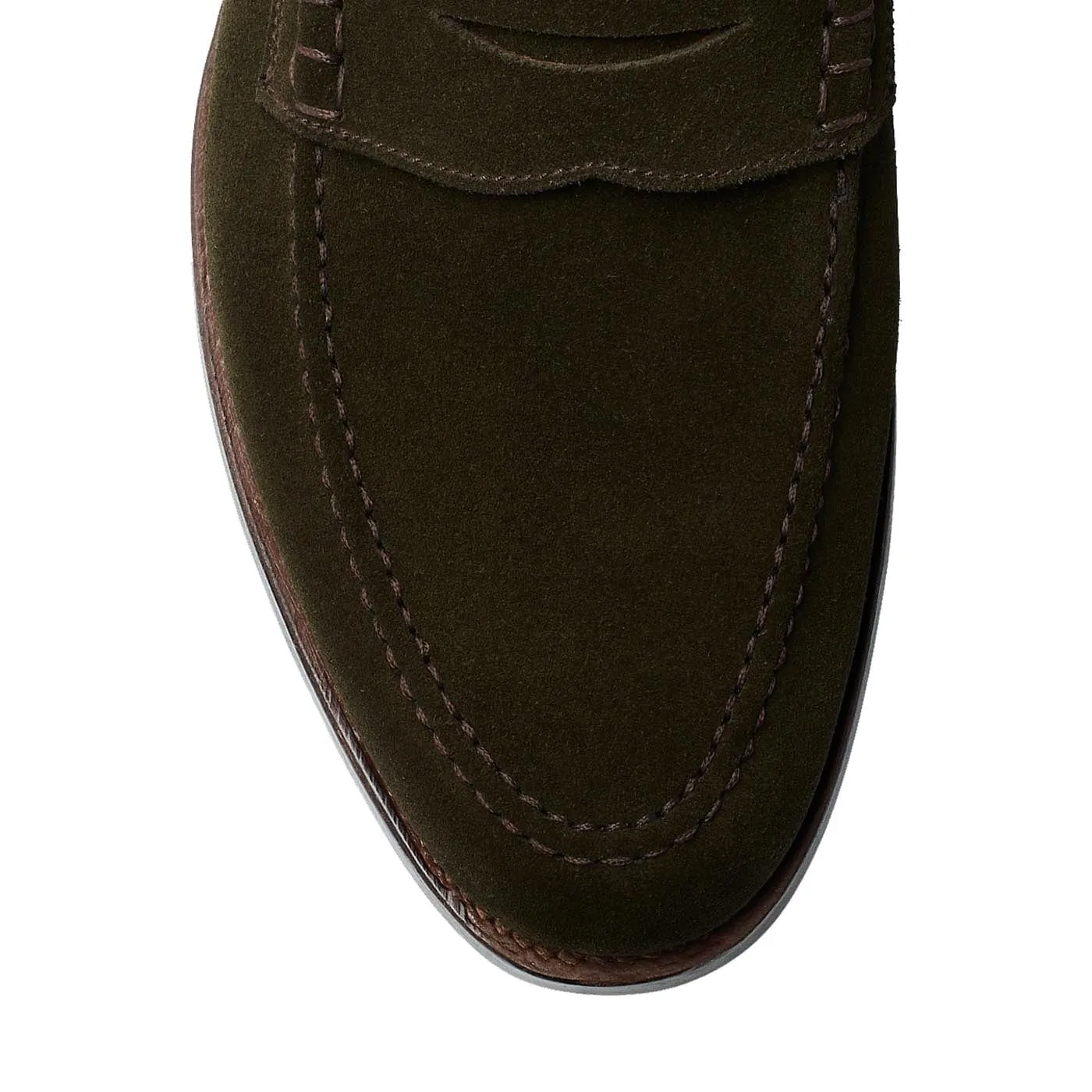 Seaton Earth Green Suede