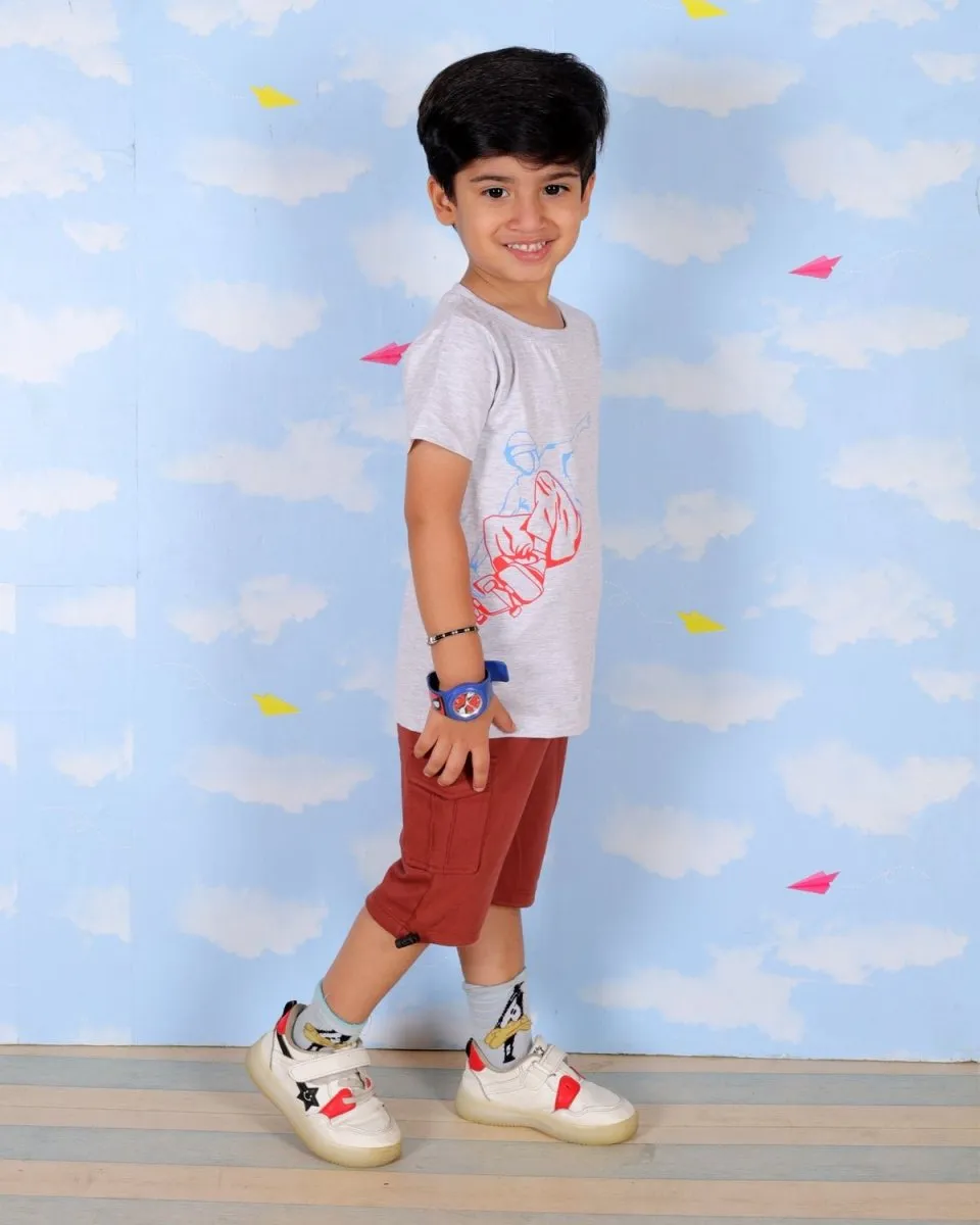 Skater Dude Boys T-Shirt and Cargo Set