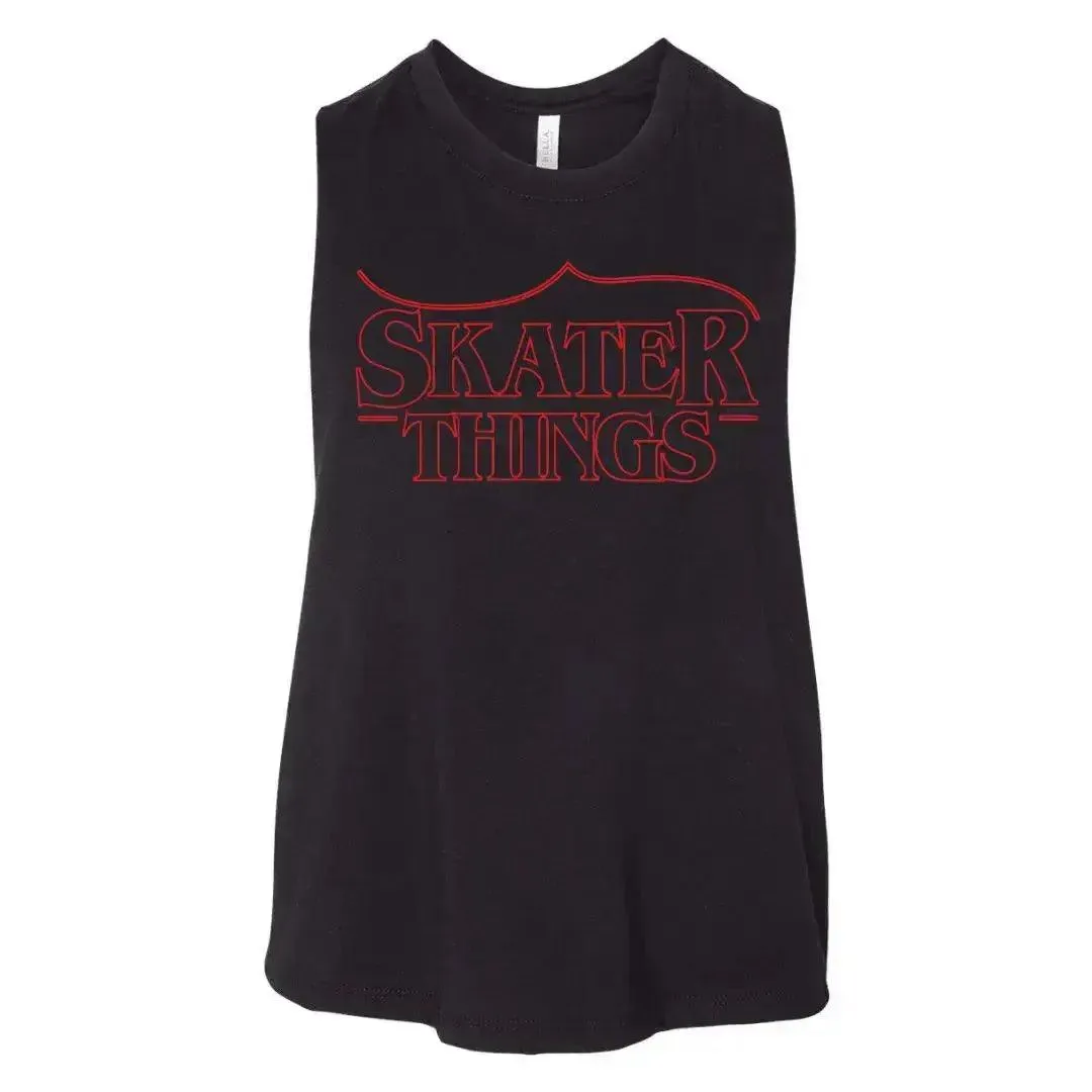 Skater Things Racerback Crop