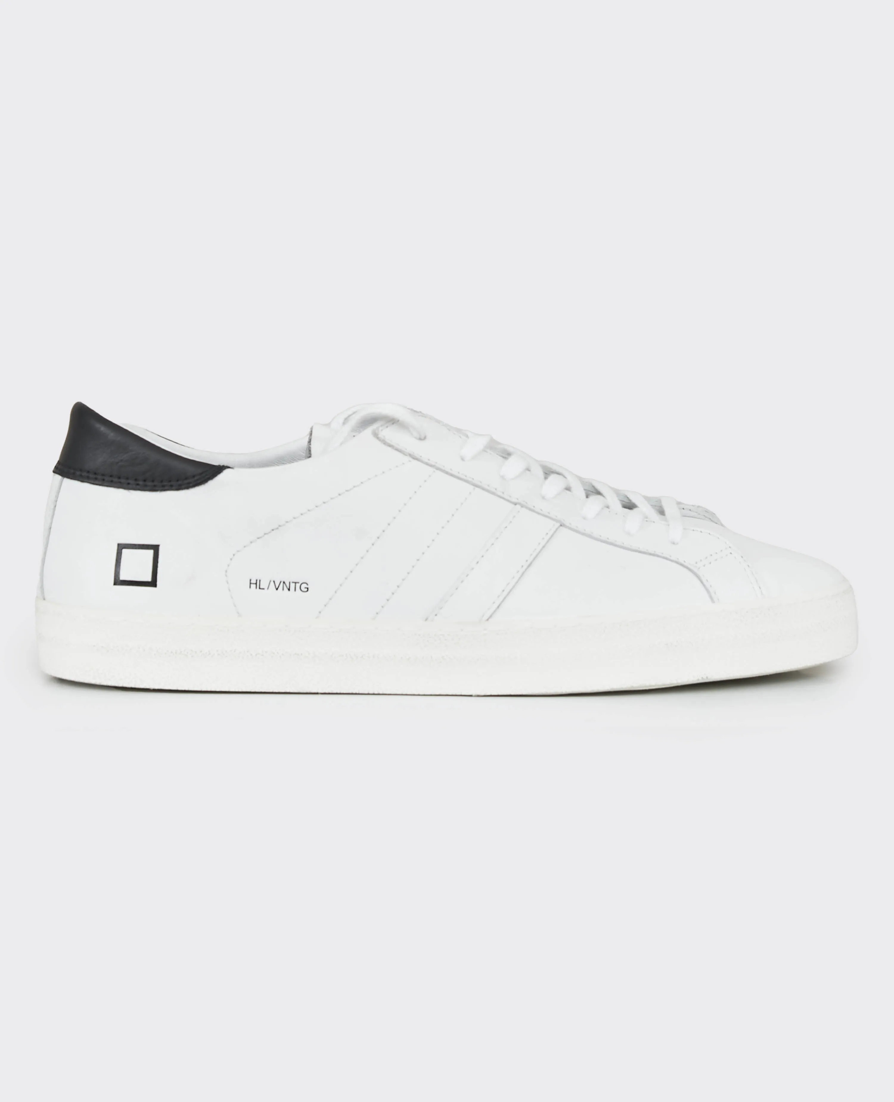 Sneakers DATE Hill Low Vintage Calf White - Black