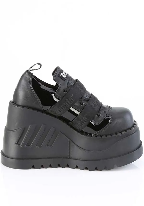 STOMP-28 [Black] | PLATFORM BOOTS [PREORDER]