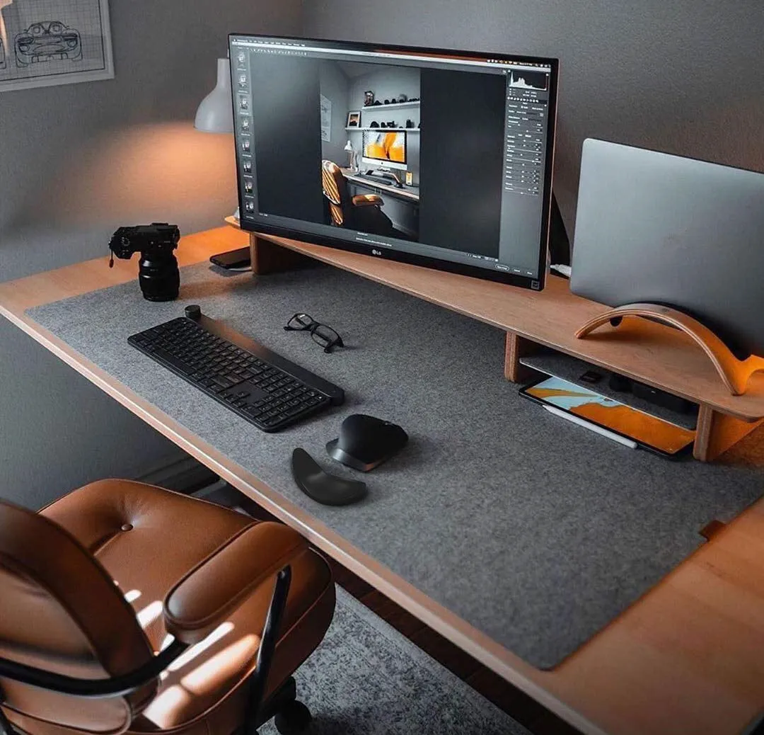 Streamline Ergonomic Mouse Pad with Gel Wrist Rest for Office and Gaming | Brodtica.com