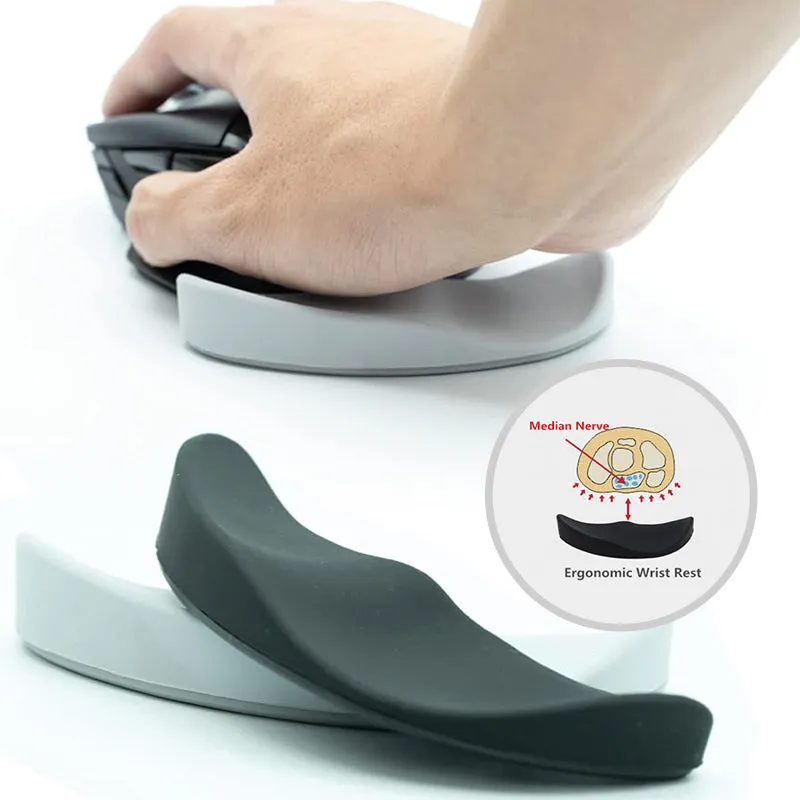 Streamline Ergonomic Mouse Pad with Gel Wrist Rest for Office and Gaming | Brodtica.com