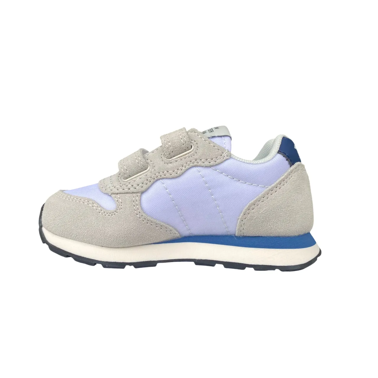 Sun68 scarpa sneakers da bambino con strappo Tom Solid z35301B 01 bianco