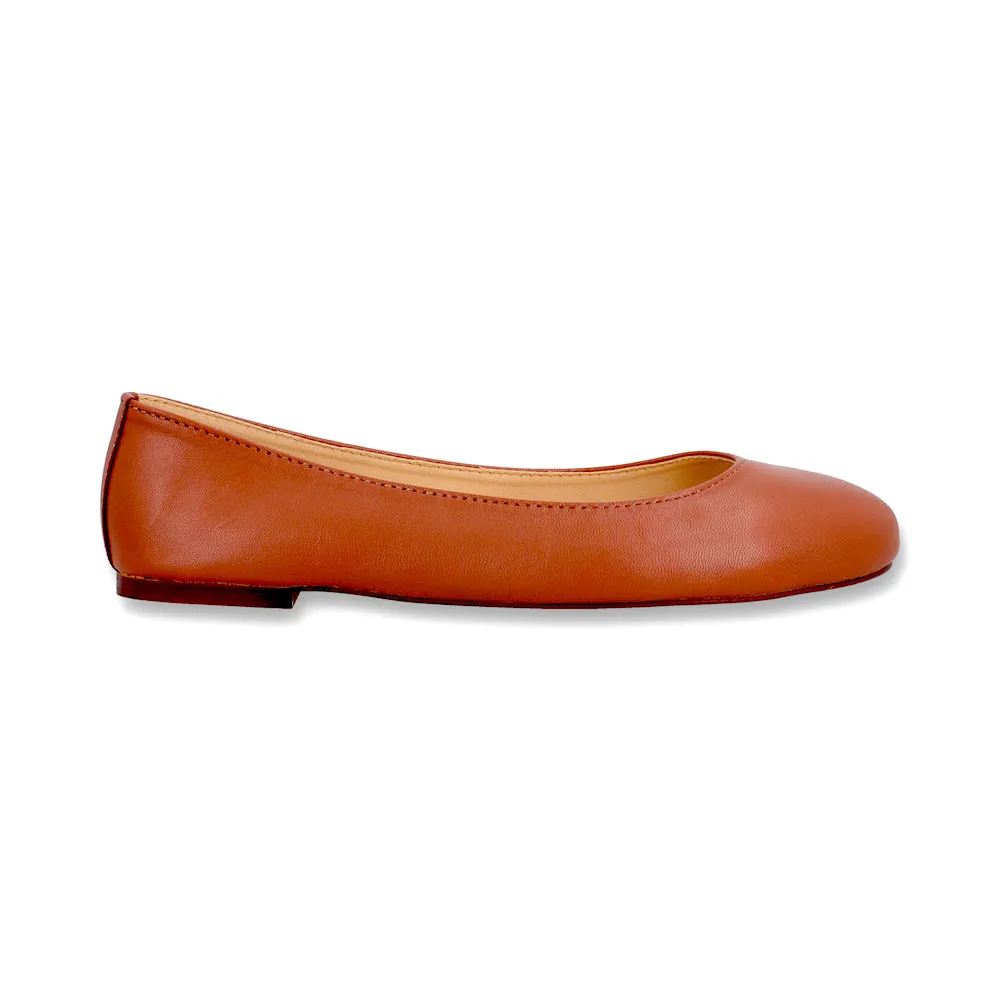 Tangerine Ballerina Pumps