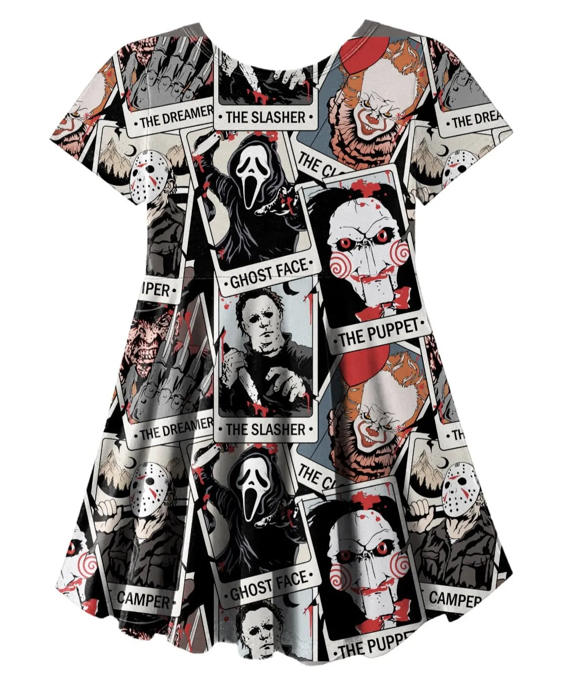 Tarot Horror Skater Dress