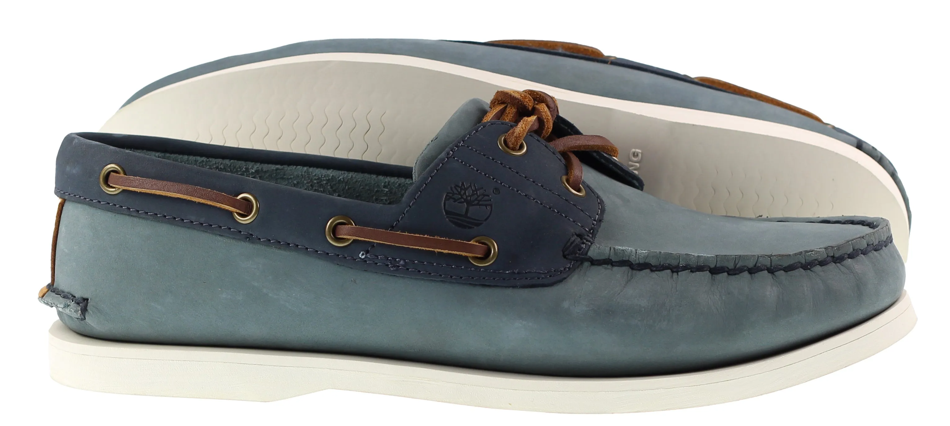 Timberland Boots Mens Classic Boat Shoe Medium Blue