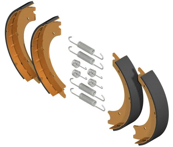 Trailer / Caravan Brake Shoe Full Axle Set 250 x 40mm for Knott Drums