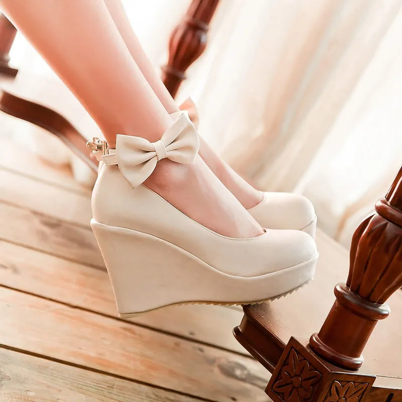 Uniwim Bow High Heel Shoes SE21731