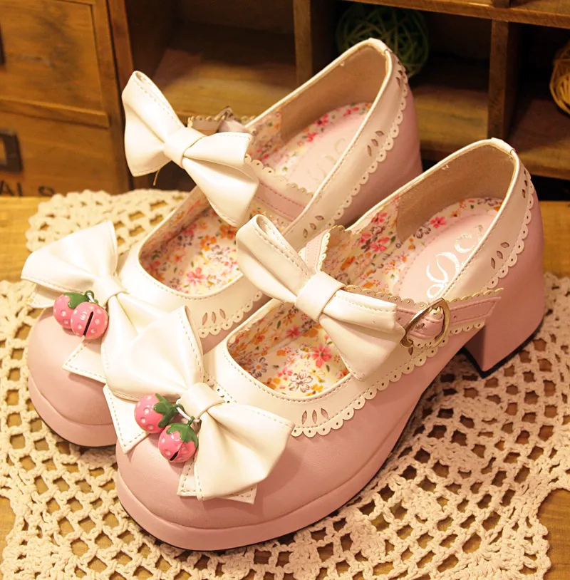 Uniwim Lolita Cos Bowknot Shoes SE6536