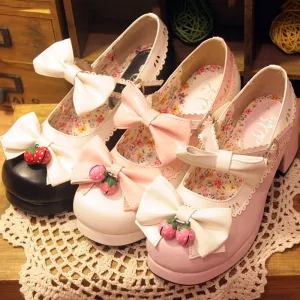 Uniwim Lolita Cos Bowknot Shoes SE6536