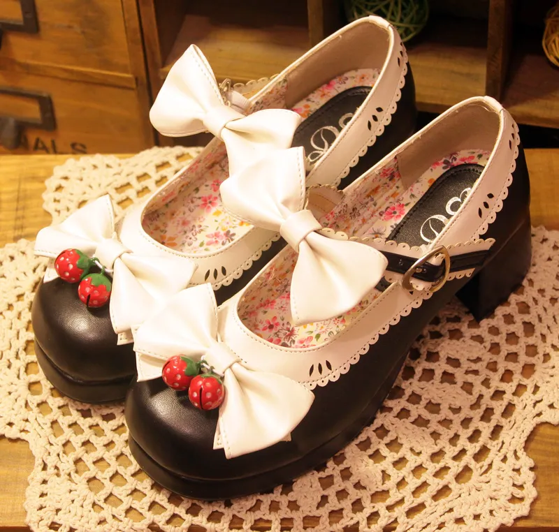 Uniwim Lolita Cos Bowknot Shoes SE6536