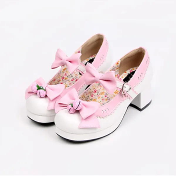 Uniwim Lolita Cos Bowknot Shoes SE6536