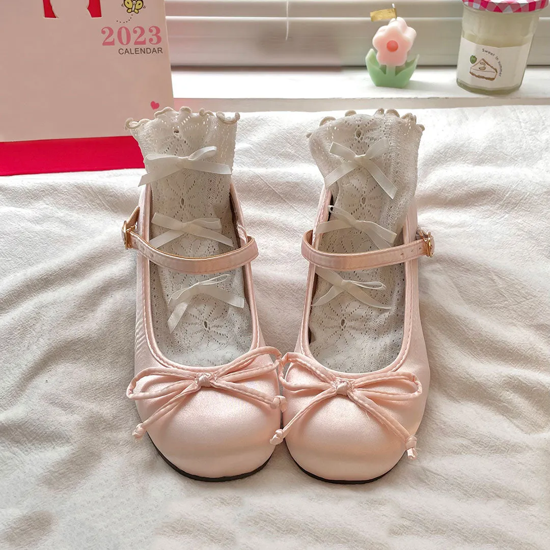 Uniwim Pink Bow Princess Shoes SE22657