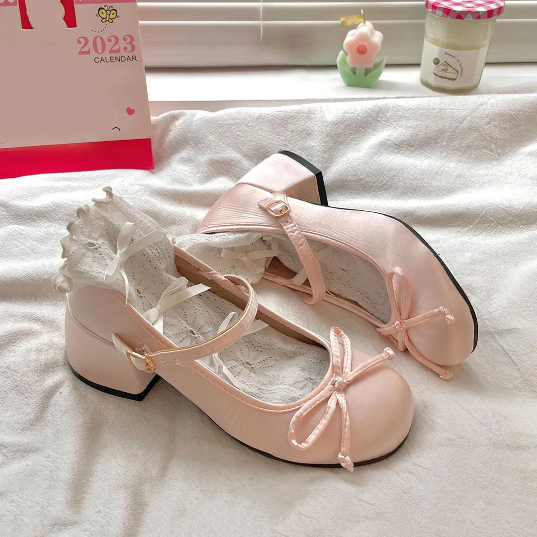 Uniwim Pink Bow Princess Shoes SE22657