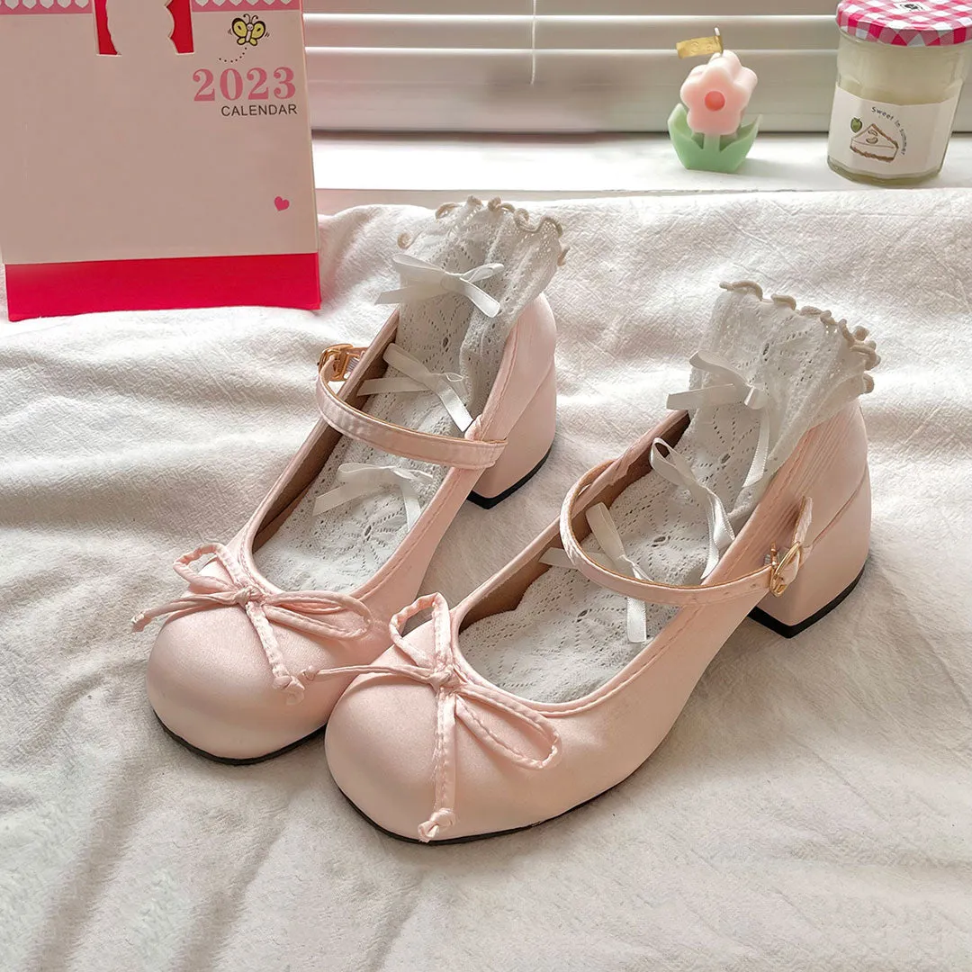 Uniwim Pink Bow Princess Shoes SE22657