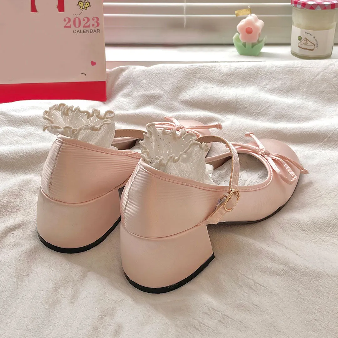 Uniwim Pink Bow Princess Shoes SE22657