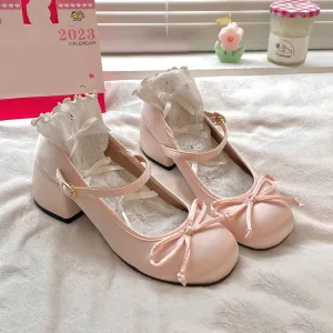 Uniwim Pink Bow Princess Shoes SE22657