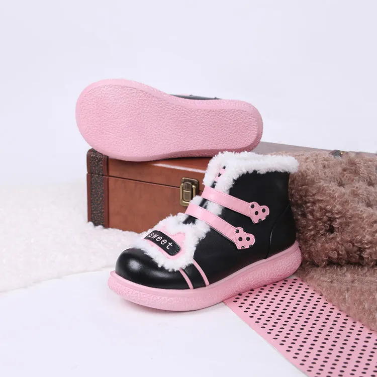 Uniwim Sweet Plush Bear Ankle Boots SE22952