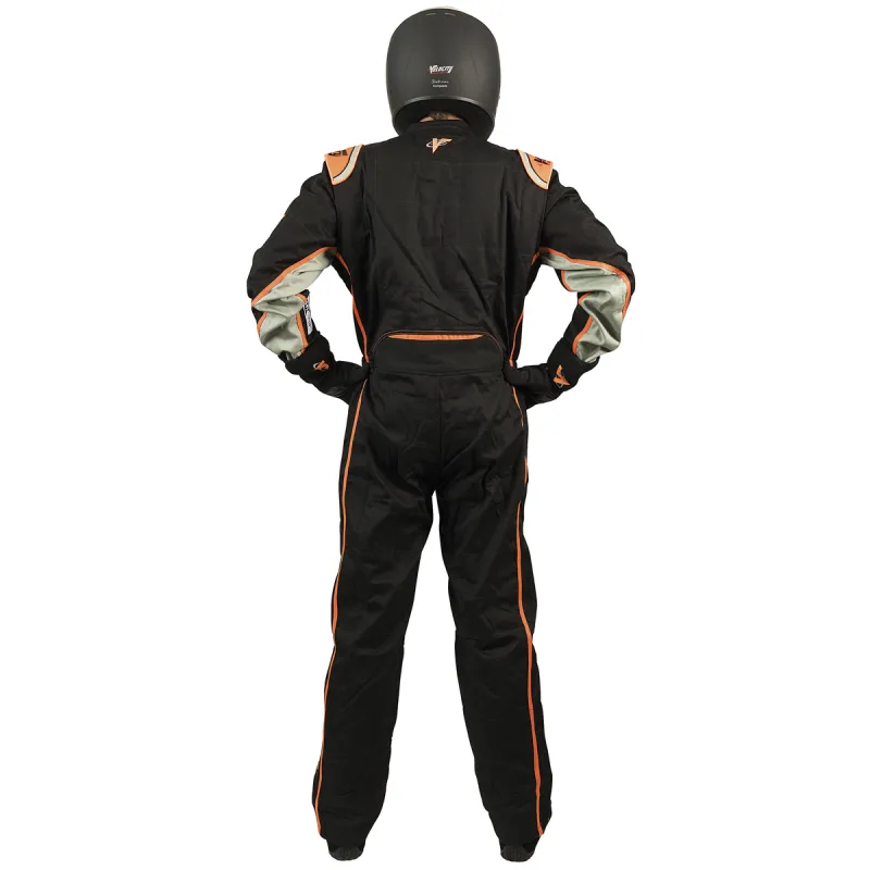 Velocity 5 Race Suit - Black/Fluo Orange