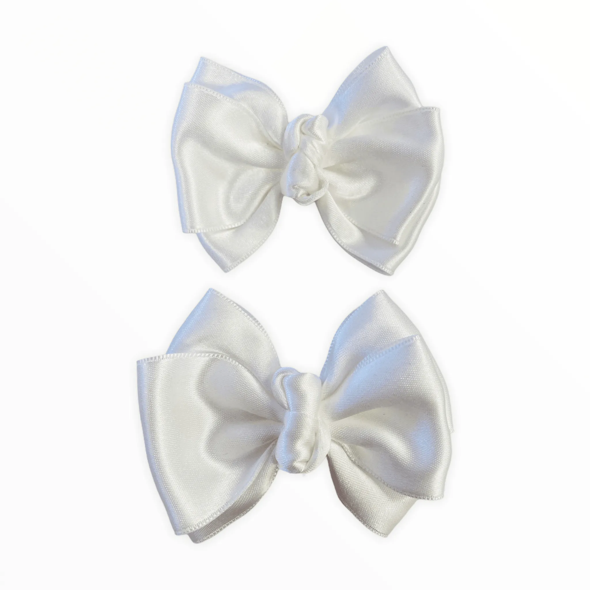 White Butterfly Shoe Bow