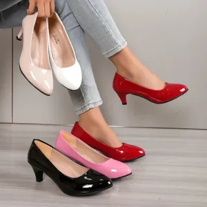 Women High Heels Pumps Nude Shallow Mouth Women Shoes Fashion Office Work Wedding Party Shoes Ladies Shoes Summer Heels Woman