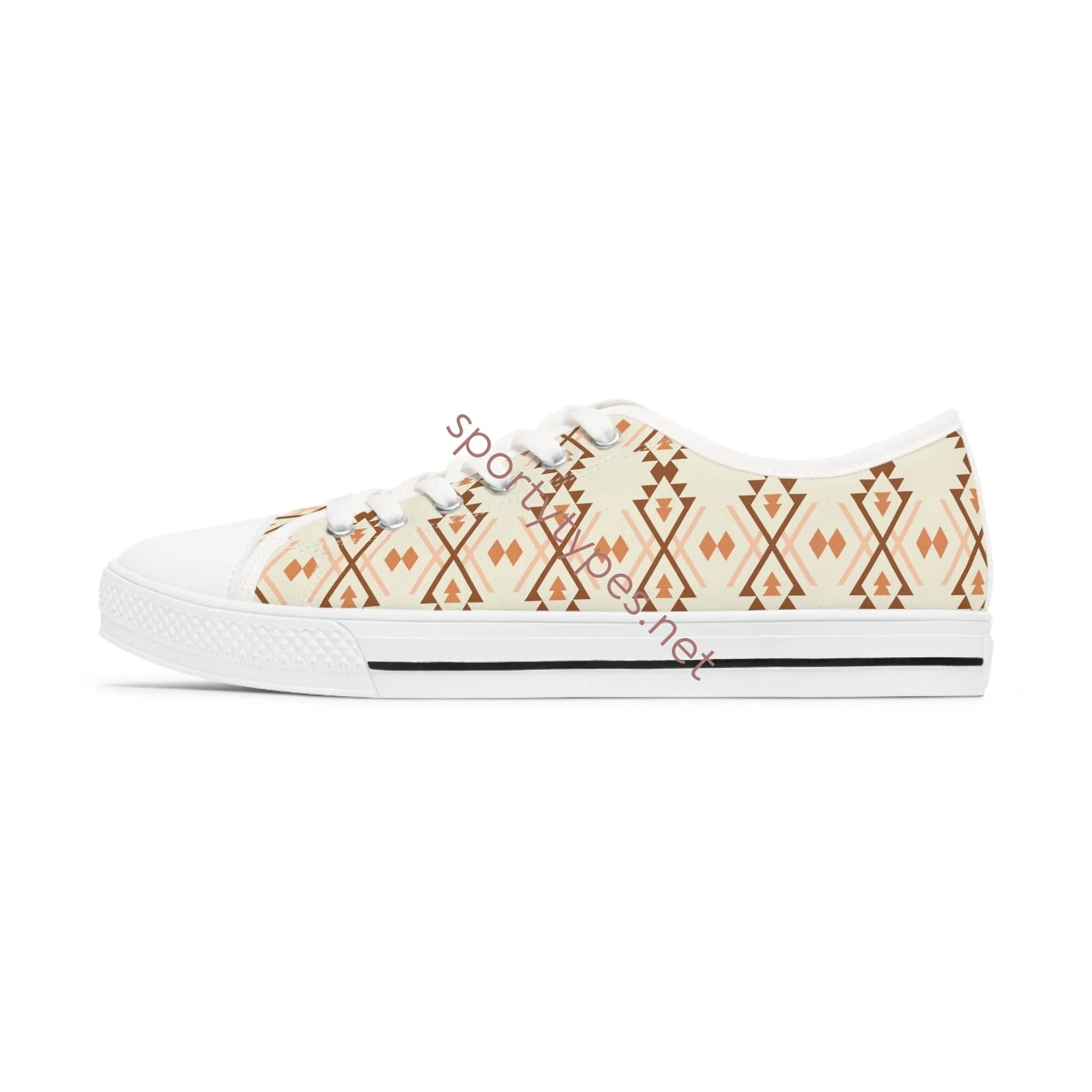 Women's Aztec Low Top Canvas Sneakers