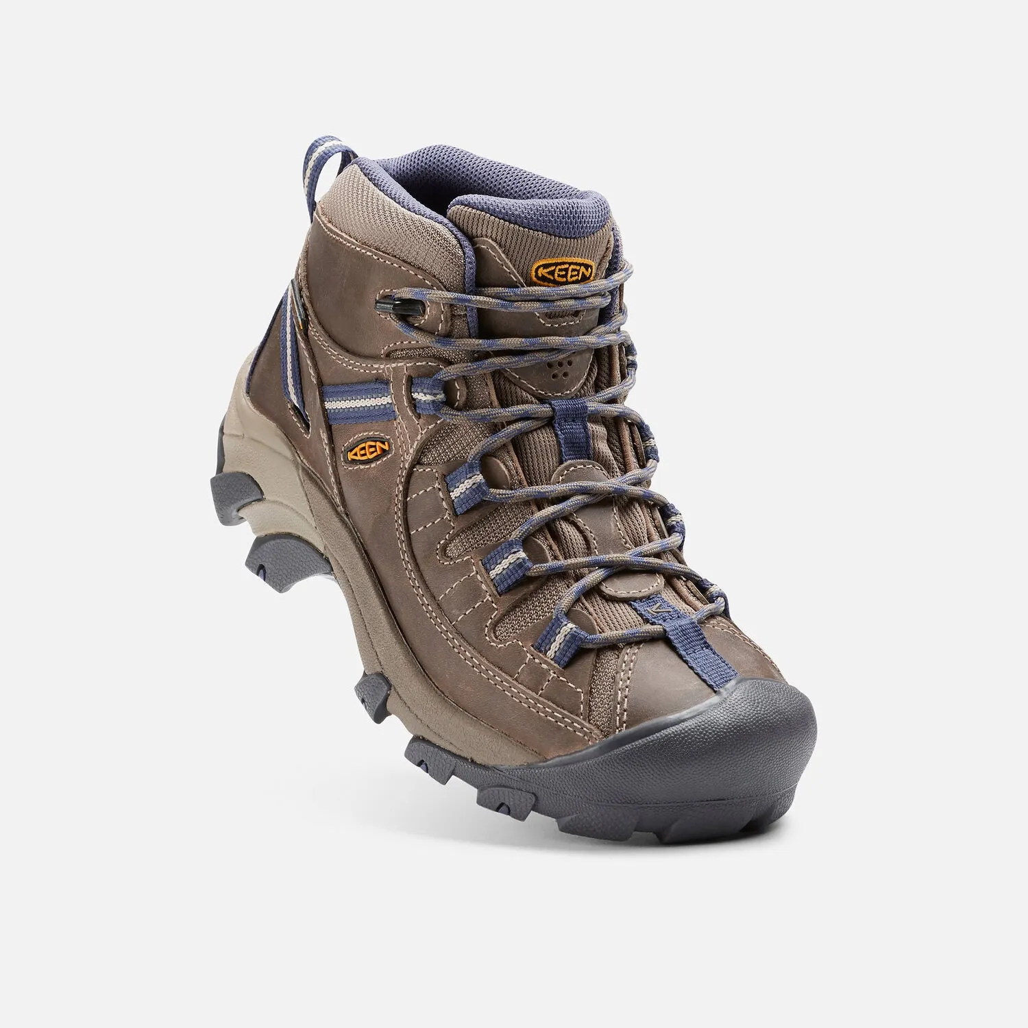 Women's Keen Targhee II Mid Waterproof Color: Goat/Crown Blue