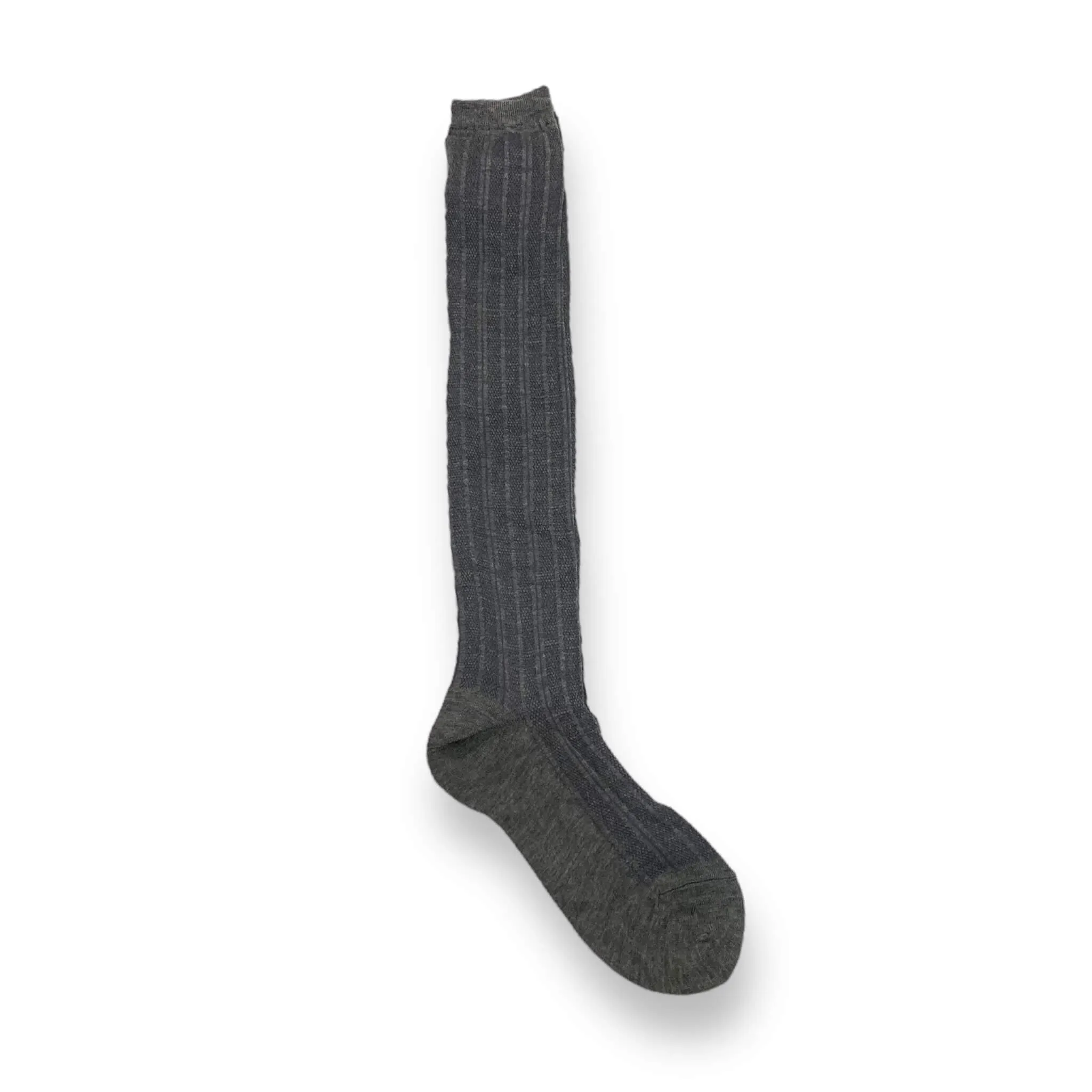 Women's Striped Gray Tall Socks