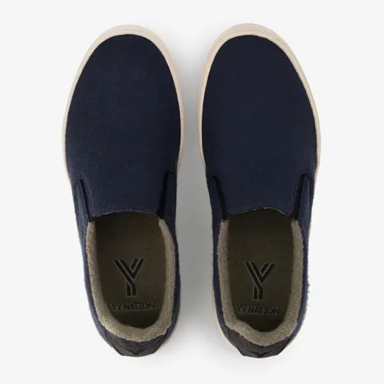 YY Nations Shoes Nimbo Wool Color Sky Captain / Natural Pair of Shoes