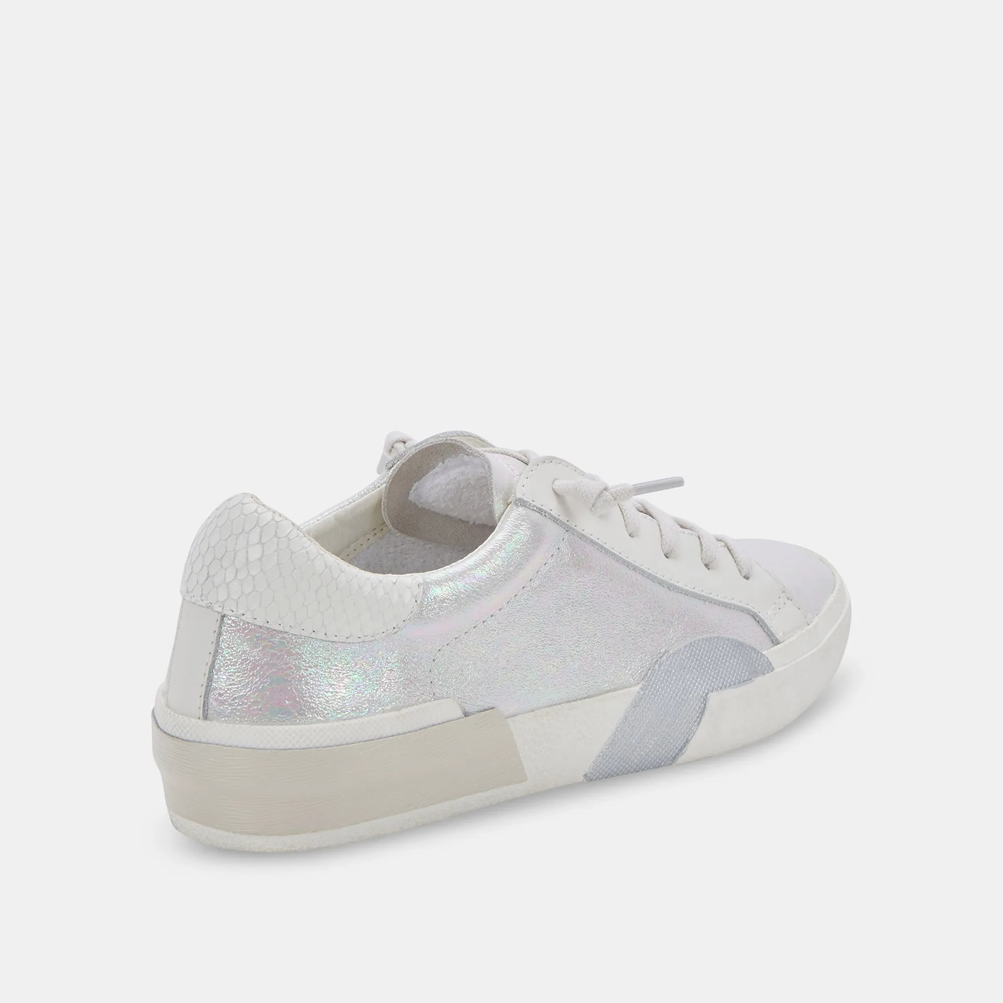 ZINA SNEAKERS OPAL METALLIC LEATHER