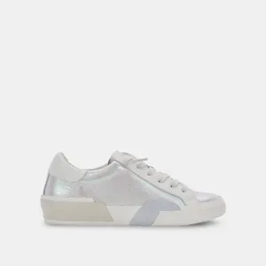 ZINA SNEAKERS OPAL METALLIC LEATHER