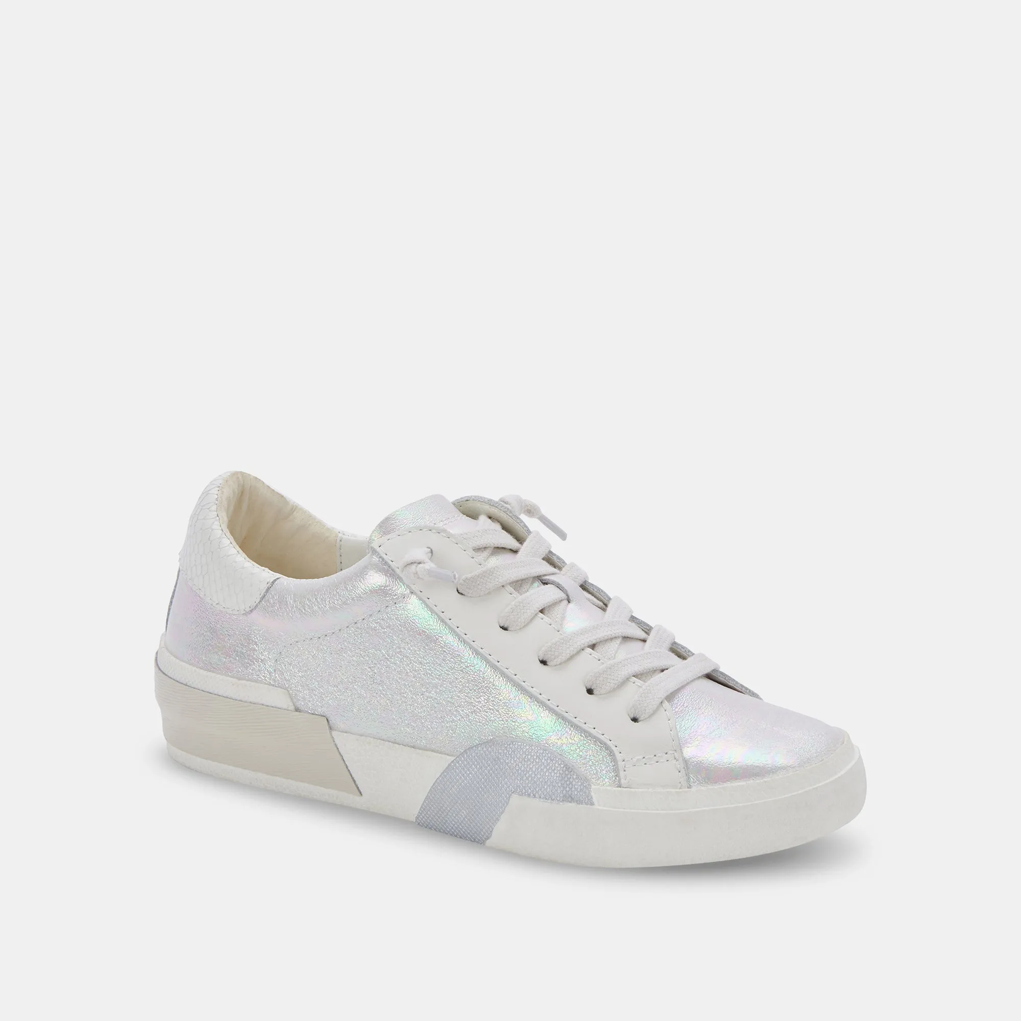 ZINA SNEAKERS OPAL METALLIC LEATHER