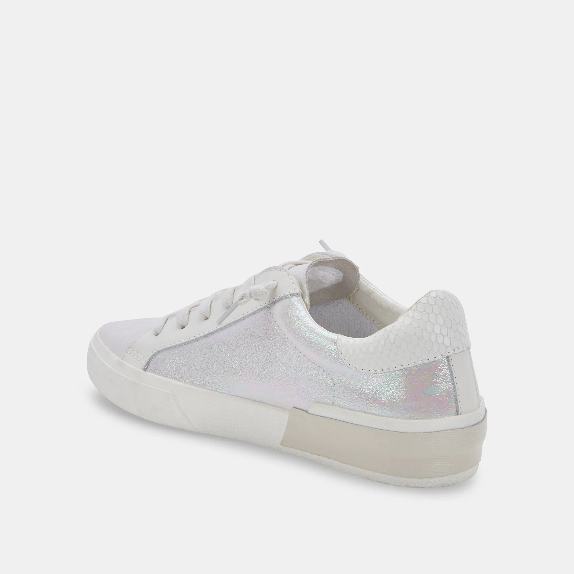 ZINA SNEAKERS OPAL METALLIC LEATHER